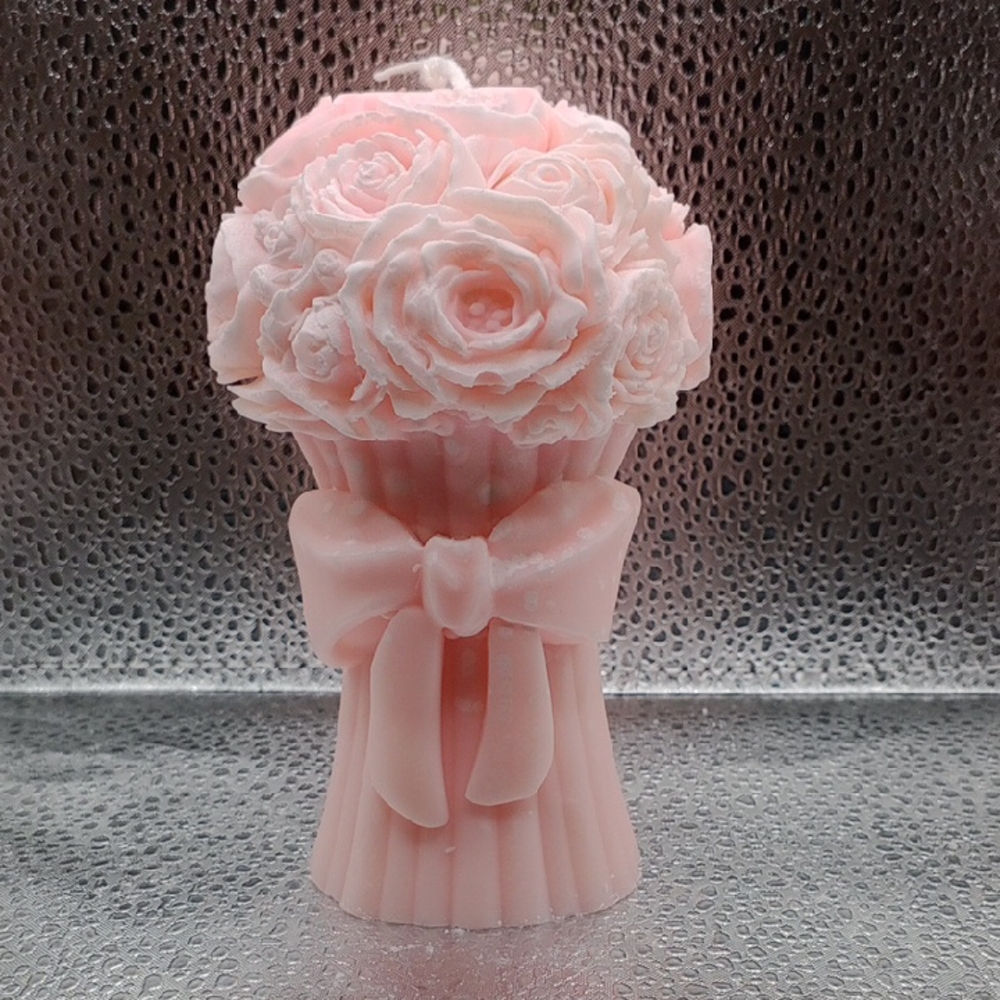 BaRich Candle For Life 💕 Pink Floral Bouquet Candle